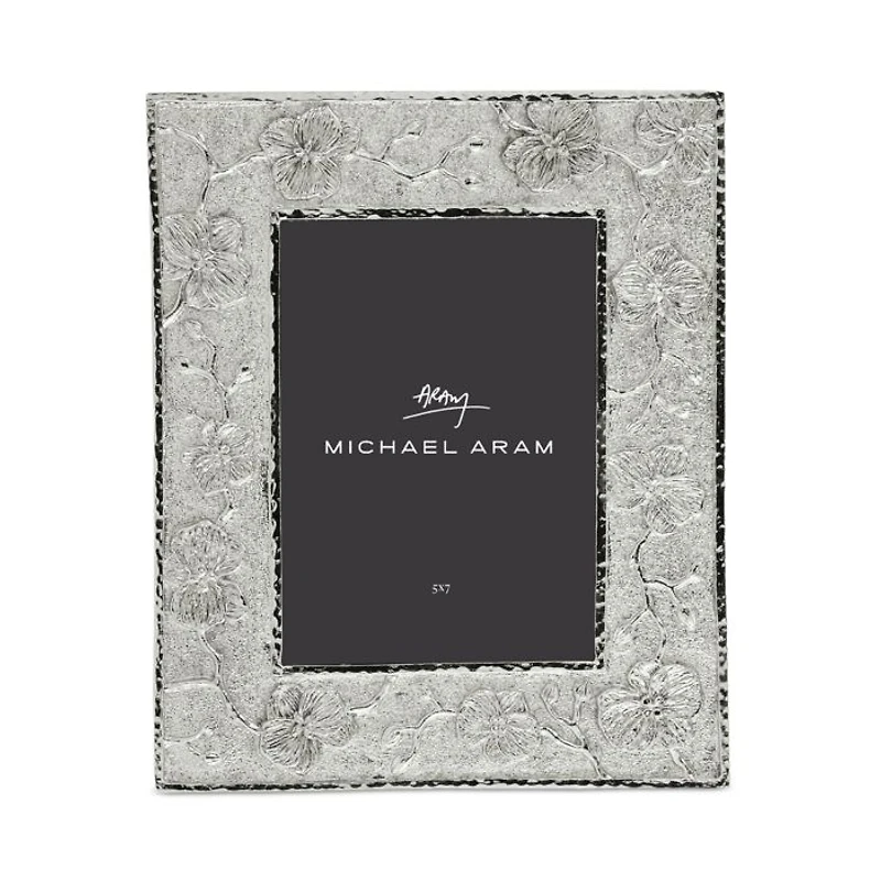 White Orchid Sculpted Frame, 5" x 7"