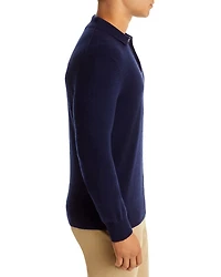 Cashmere Three Button Polo Sweater