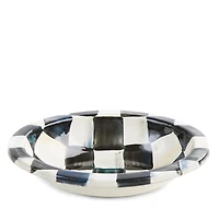 Mackenzie-Childs Courtly Check Enamel Soap Dish