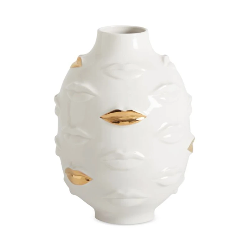 Muse Gilded Gala Round Vase