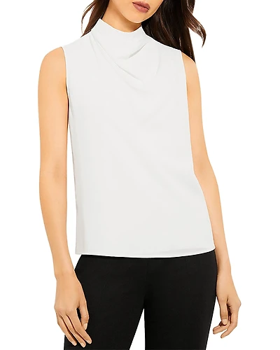 Misook High Cowl Neck Top