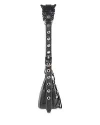 Le Cagole Xs Shoulder Bag Metallized with Leopard Print