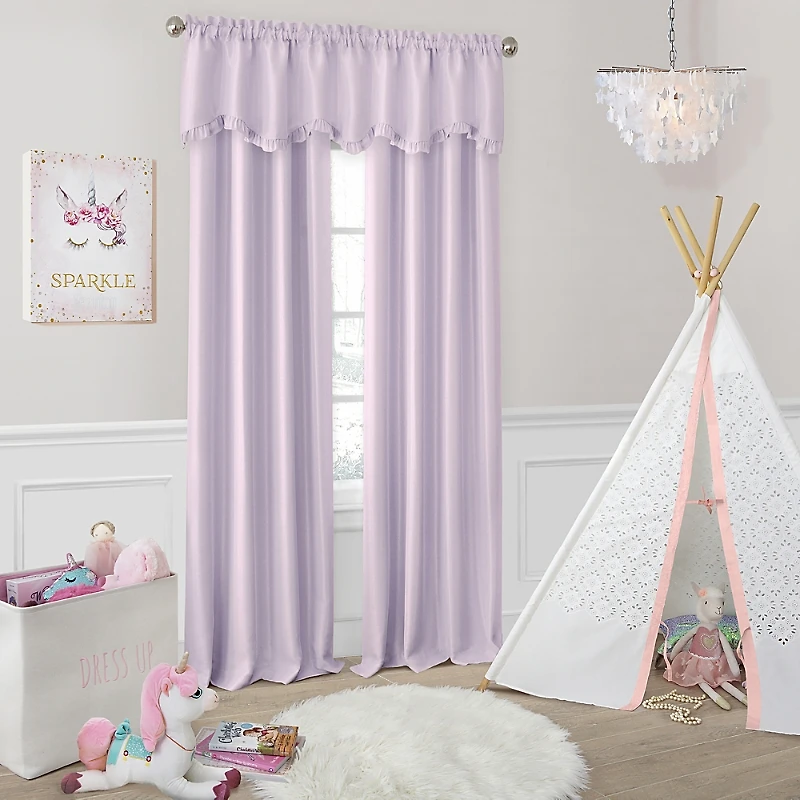 Elrene Home Fashions Adaline Nursery and Kids Room Darkening Window Curtain Panel
