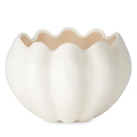 Aerin Mirabelle Cachepot, Cream