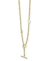 18K Yellow Gold Signature Caviar Bead Link Toggle Bracelet