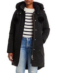 Moose Knuckles Stirling Shearling Trim Down Parka