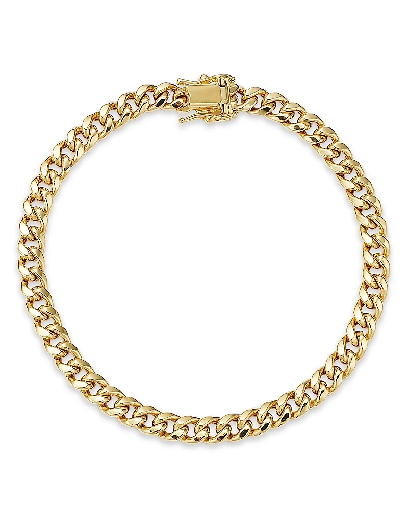 Bloomingdale's Fine Collection Men's Miami Cuban Link Chain Bracelet