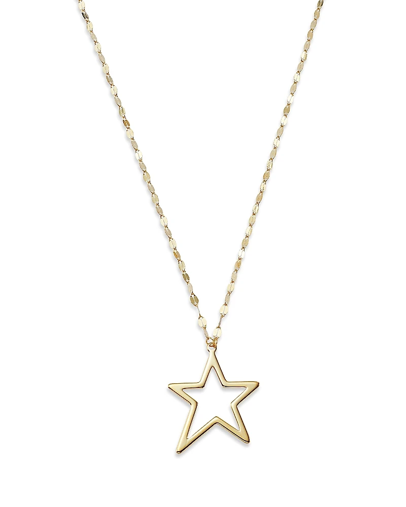 Bloomingdale's Fine Collection Open Star Pendant Necklace