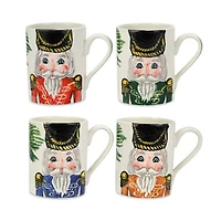 Nutcrackers Assorted Mugs, Set of 4