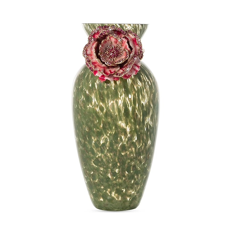 Jay Strongwater Priscilla Peony Vase