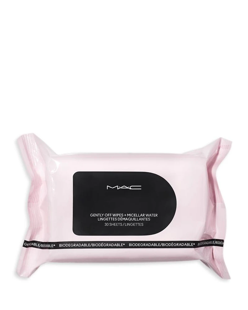 Mini M·A·C Gently Off Wipes + Micellar Water