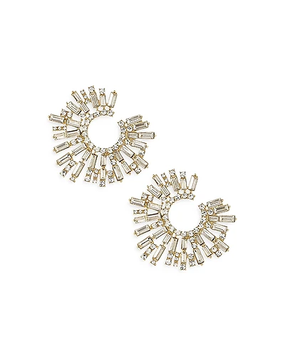Ettika Open Circle Stardust Earrings