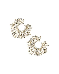 Ettika Open Circle Stardust Earrings