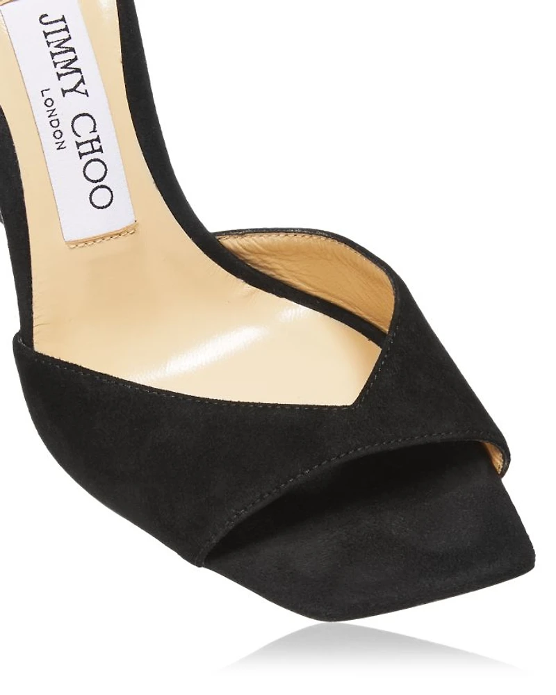 Women's Saeda Ankle Strap Chain 100 High Heel Sandals