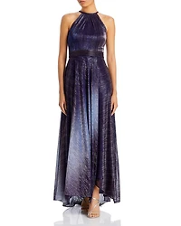 Metallic Ombré Gown - Exclusive