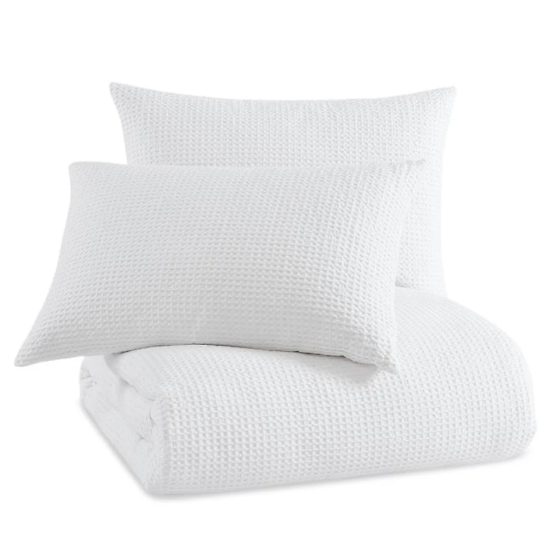 Modern Waffle Comforter Set, King