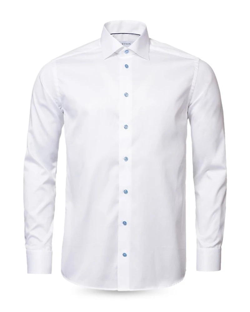 Slim Fit Twill Dress Shirt