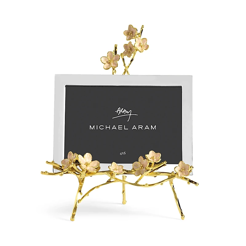Michael Aram Cherry Blossom Easel Frame, 4 x 6