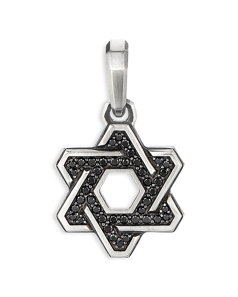 Deco Star of David Pendant, 24mm