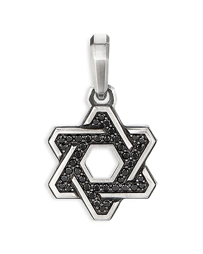 Deco Star of David Pendant, 24mm
