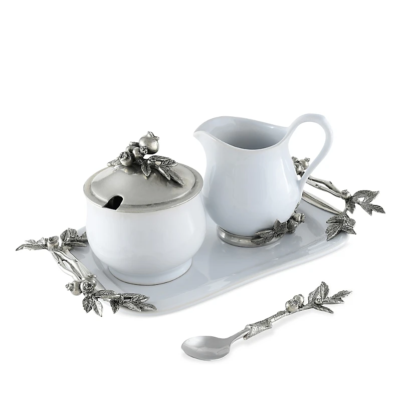 Vagabond House Blueberry 4 Piece Creamer Set