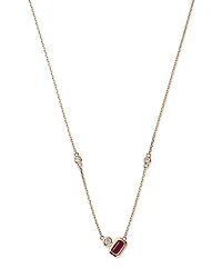 Bloomingdale's Fine Collection Ruby and Diamond Accent Necklace