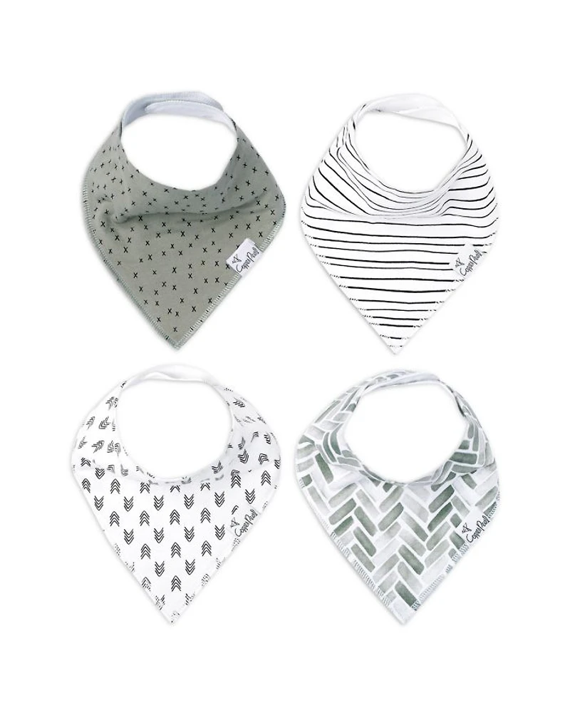 Bandana Bib Set, 4 Pk
