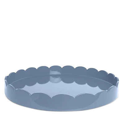 Addison Ross Large Lacquer Scalloped Tray