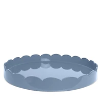 Addison Ross Large Lacquer Scalloped Tray