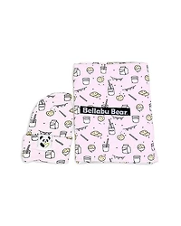 Bellabu Bear Girls' Cookie Printed Swaddle - Baby