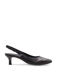Women's Rio Pointed Toe Kitten Heel Slingback Pumps
