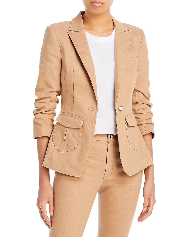 Cinq a Sept Louisa Scrunch Sleeve Blazer
