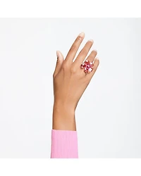 Idyllia Crystal Double Ring
