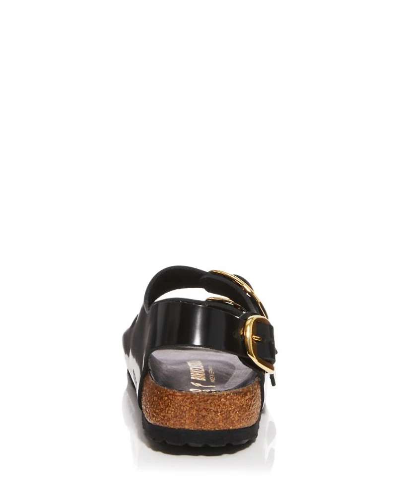 Women's Milano High Shine Big Buckle Sandals