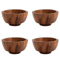 Nambe Rivet Individual Salad Bowls, Set of 4