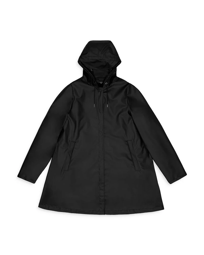 Hooded A-Line Rain Jacket