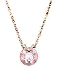 Bella V Crystal Pendant Necklace, 15"-17"