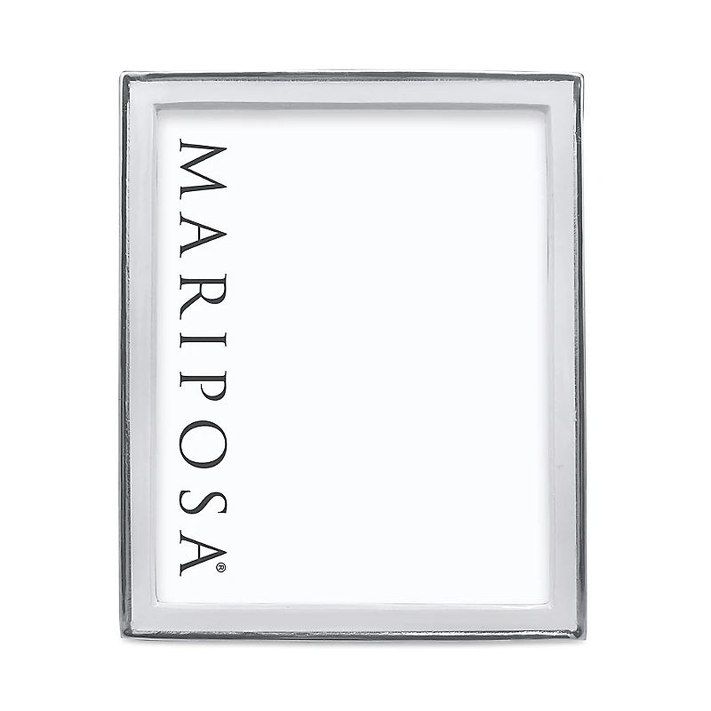 Mariposa Signature White 8 x 10 Picture Frame
