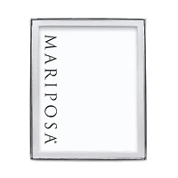 Mariposa Signature White 8 x 10 Picture Frame