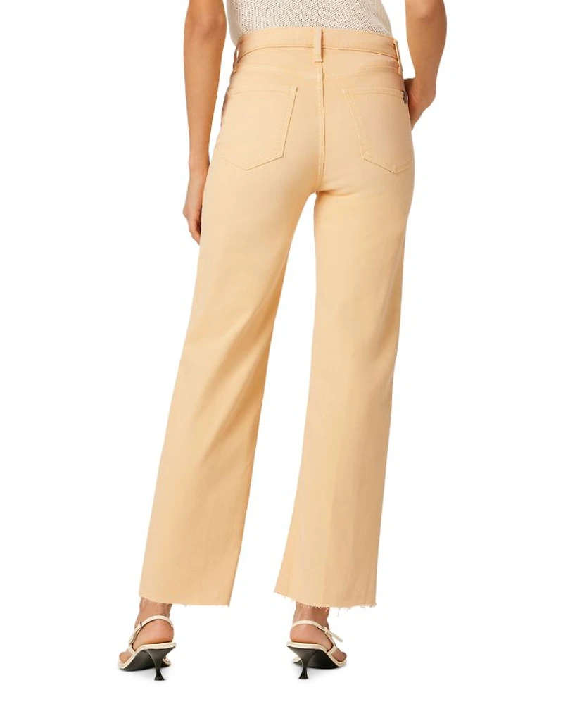 The Blake High Rise Ankle Wide Leg Jeans Sunkissed