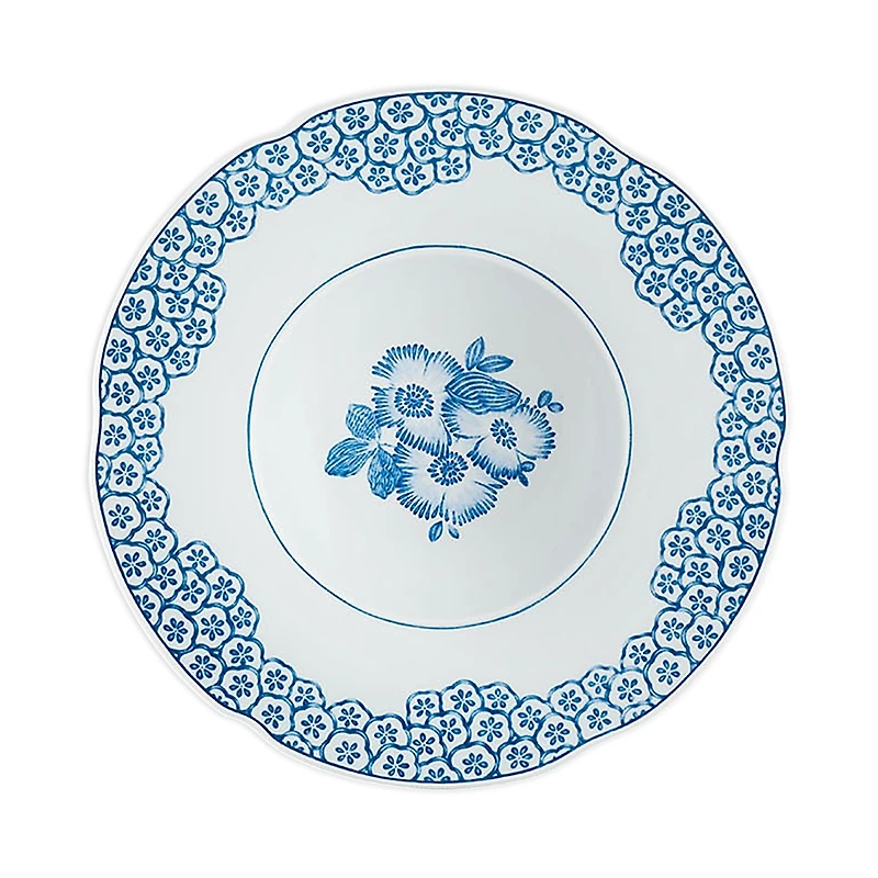 Vista Alegre Coralina Blue Soup Plate - Exclusive