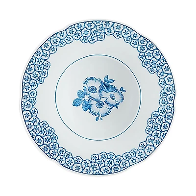 Vista Alegre Coralina Blue Soup Plate - Exclusive