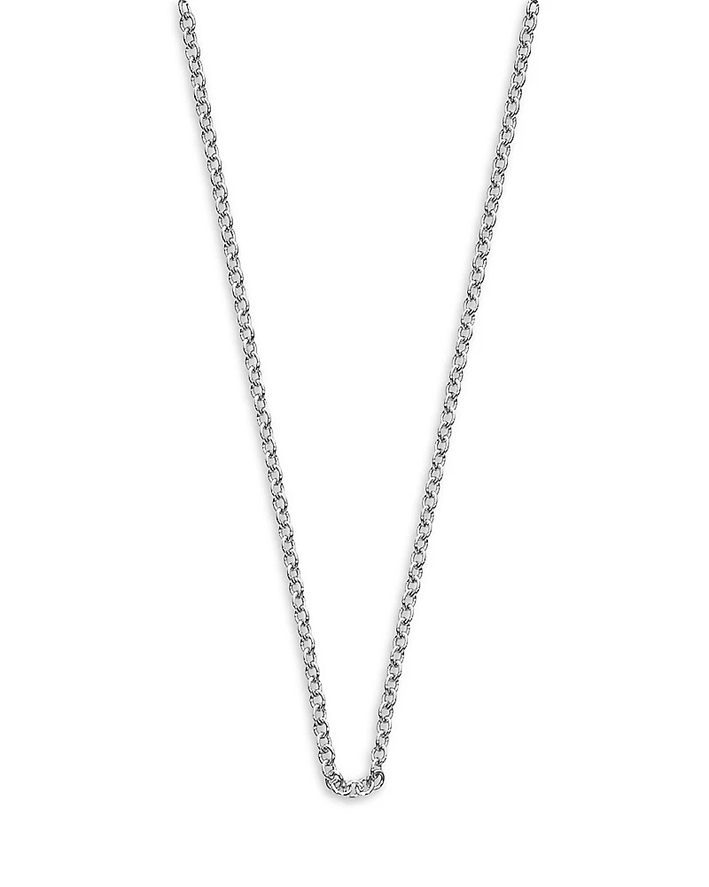 Bloomingdale's Fine Collection Sterling Silver Medium Cable Chain Necklace, 18