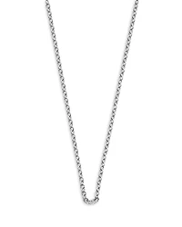 Bloomingdale's Fine Collection Sterling Silver Medium Cable Chain Necklace, 18