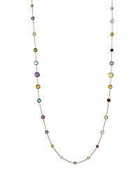 Marco Bicego 18K Yellow Gold Jaipur Multi Gemstone Long Necklace, 36