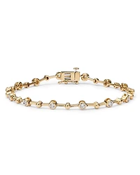 Diamond Station Bracelet in 14K Gold, 0.50 tcw