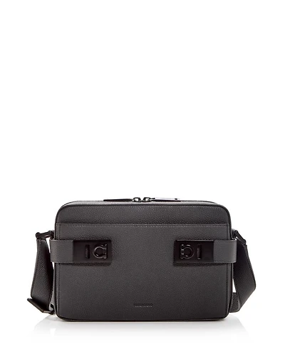 Men's Gancini Leather Crossbody