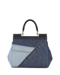 Small Sicily Bag in Patchwork Denim