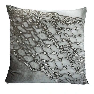 Aviva Stanoff Net on Cobble Decorative Pillow