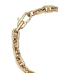 14K Yellow Gold Mariner Link Chain Bracelet